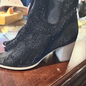 Black ankle boots